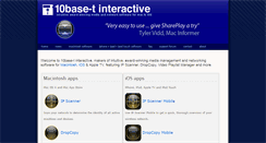 Desktop Screenshot of 10base-t.com